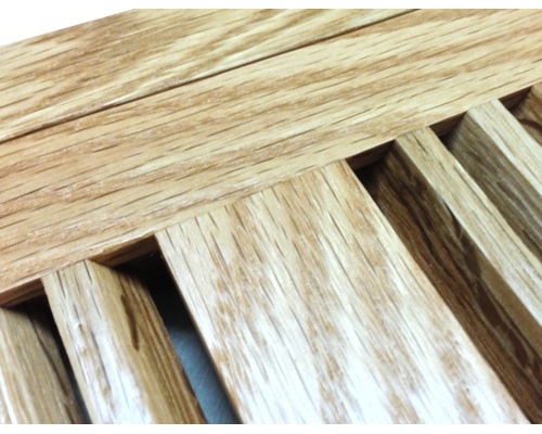 Flush Mount Red Oak Wood Floor Vents - Click Image to Close