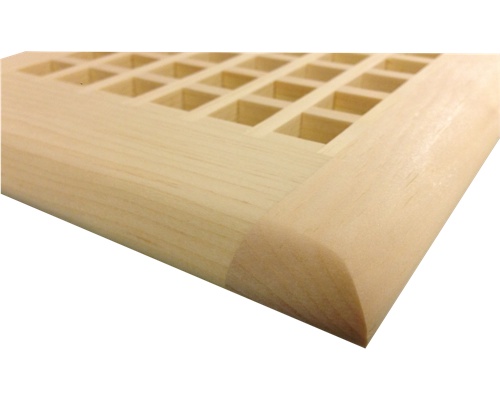 Egg Crate Self Rimming White Pine Floor Grate Vents